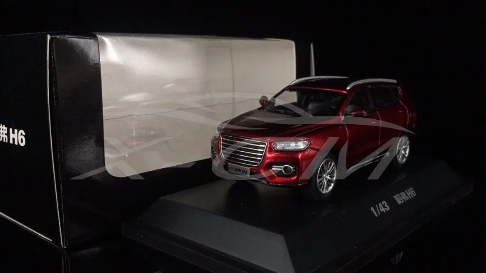 Литая модель автомобиля Great Wall новый Haval H6 1:43 можно оттянуть назад (красный) +