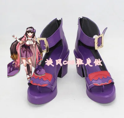 Fate/Grand Order F/GO Assassin-class Servant Osakabehime Stage 1 Ver. Game Cosplay Shoes | Тематическая одежда и униформа