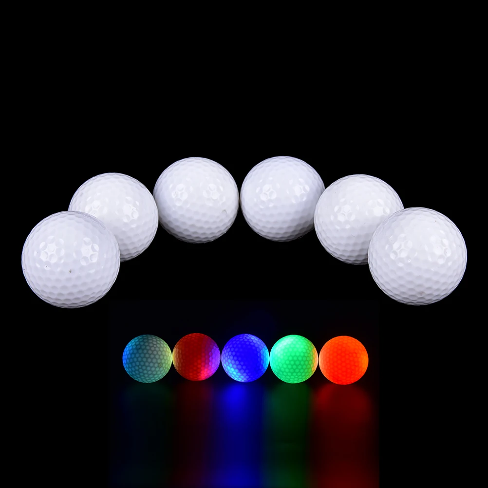 Новый светодиодный Электронные мяч для гольфа жаркая ночь Гольф подарок Цвет ful Light-Up Цвет мигает светящиеся