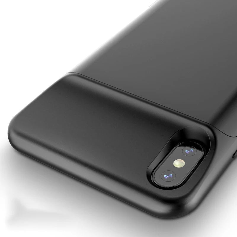 6000ма/ч чехол для батареи iPhone XS Max Силиконовый противоударный зарядного