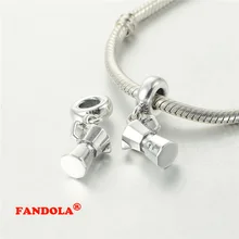 Подходит для Pandora шармы браслеты эспрессо банка бусины 925 стерлингового серебра ювелирные изделия