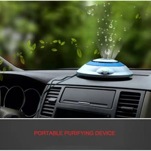 Автомобильный Воздухоочистители в дополнение к формальдегид PM2.5 туман, дымка в дополнение к запах отрицательных ионов в форме летающей тарелки с кислородный бар