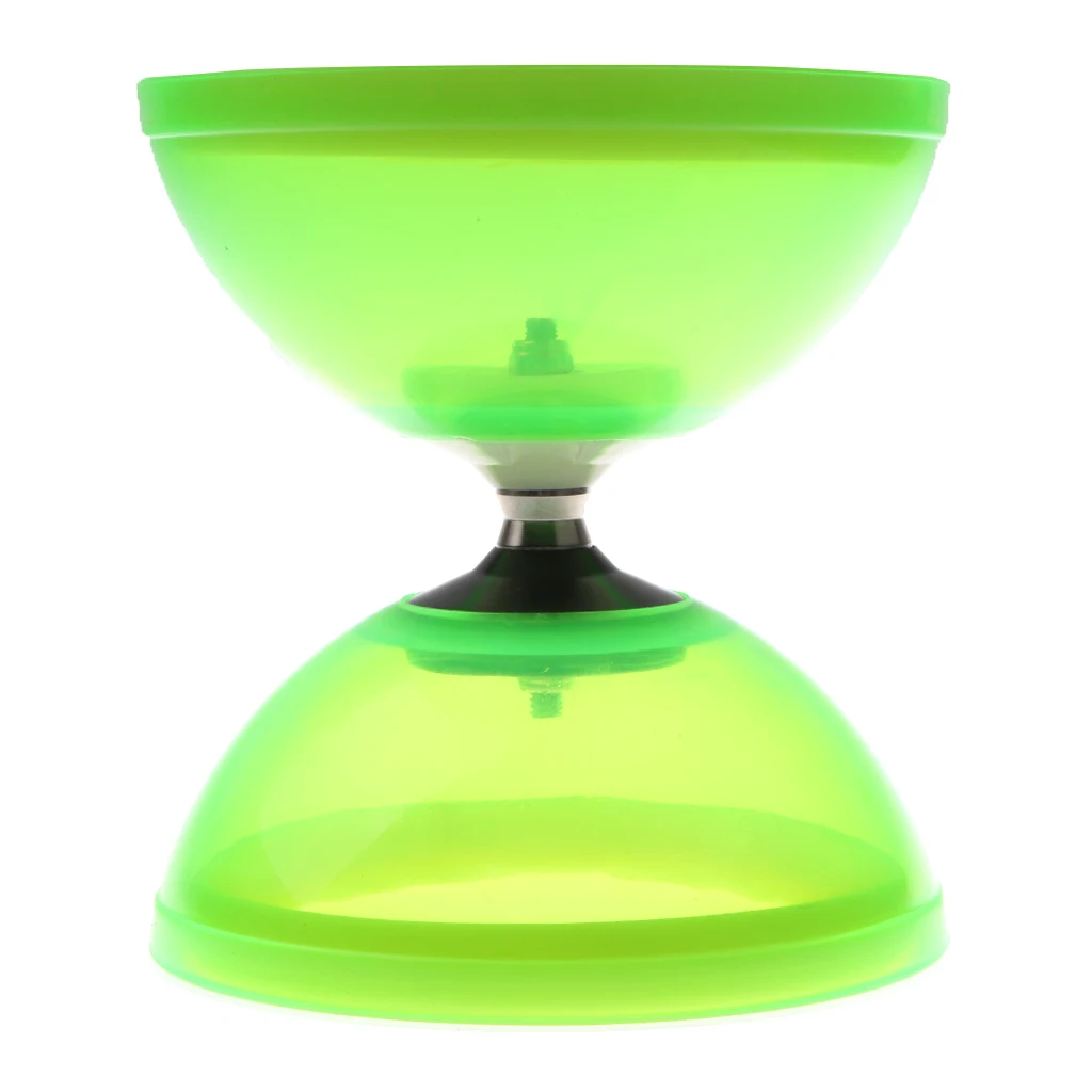 2 SET Professional 1-Bearing 5-inch Chinese Yoyo Diabolo Toy with Aluminum Sticks