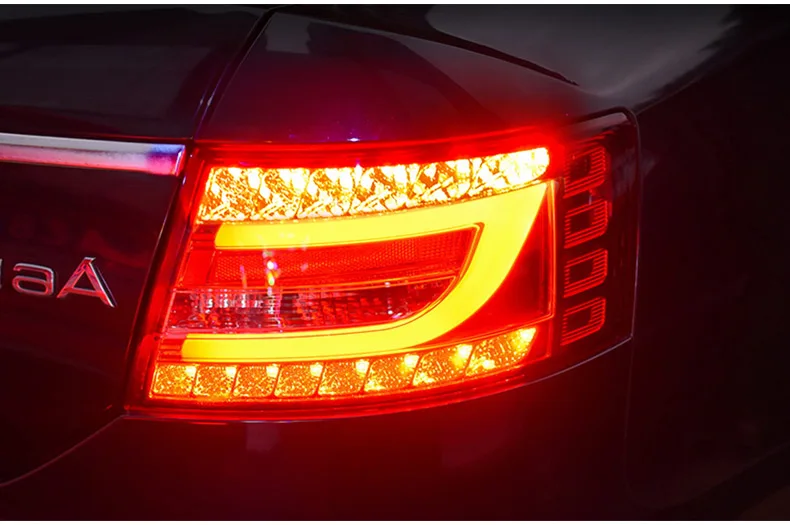 AKD автомобильный Стайлинг задний фонарь для Audi A6 задний светильник s 2005-2009 A6 C6 светодиодный задний светильник сигнальный светодиодный DRL Стоп задний фонарь аксессуары