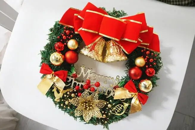 Guirnalda de navidad guirnalda bolas decoraciones de navidad para la puerta del hogar Decoración de pared navidad Guirnalda de navidad guirnalda bolas decoraciones de navidad para la puerta del hogar Decoración de pared navidad