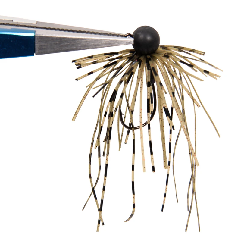 

TSURINOYA Rubber Jig Bait 3Pcs 2.5g 3.5g Tungsten Steel Jig Head Fishing Hook Iscas Artificial Pesca Spinner Bait Jigging Lure