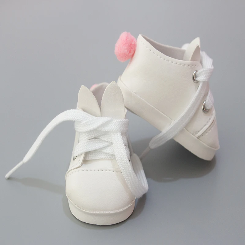 Cute Rabbit Shoes For 18 Inch Girl Doll Shoes For Doll Shoes For Reborn Baby Doll