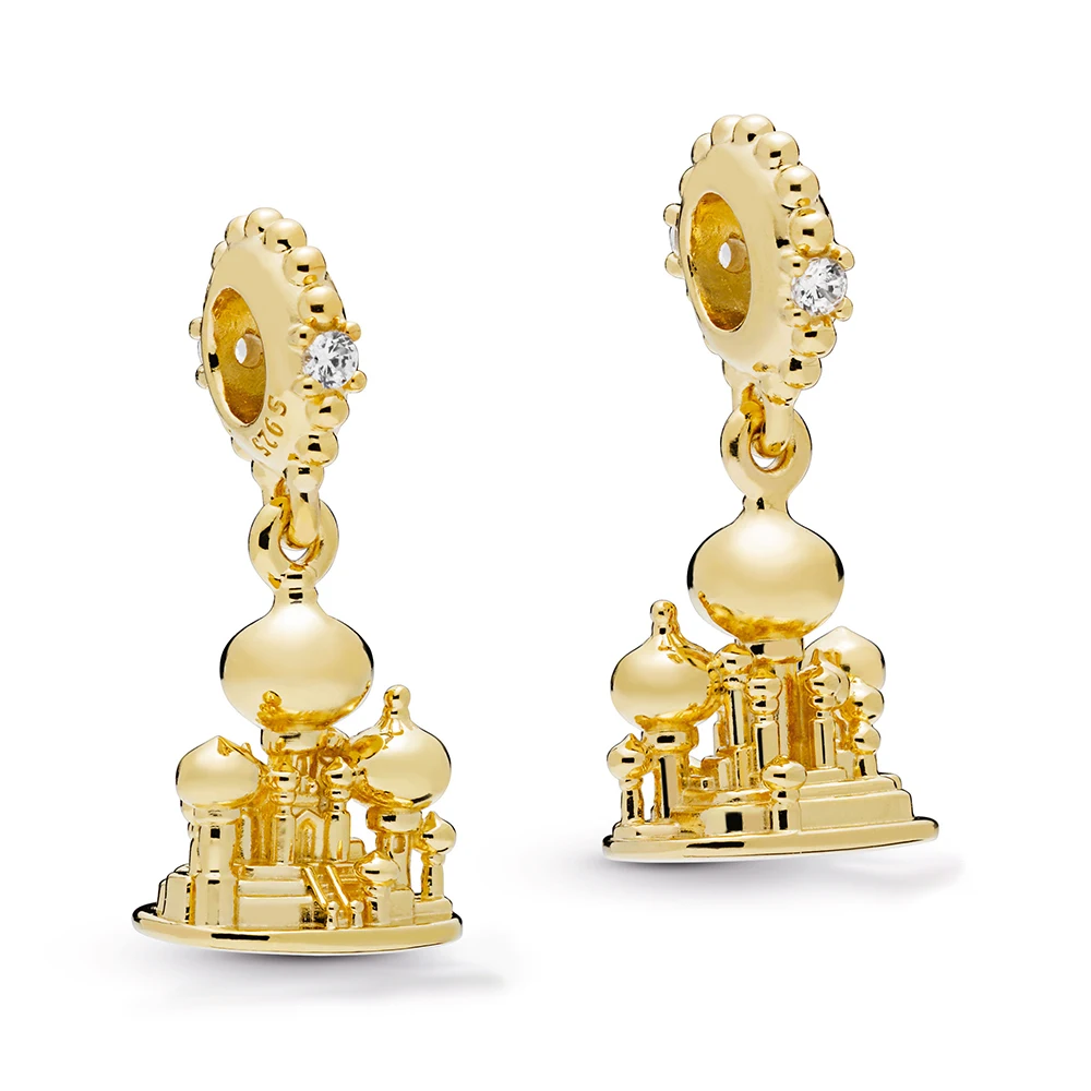 Mother's Day New 925 sterling silver Disne SHINE ALADDIN AGRABAH CASTLE HANGING CHARM for Pandora Bracelet Jewelry Mother's Day New 925 sterling silver Disne SHINE ALADDIN AGRABAH CASTLE HANGING CHARM for Pandora Bracelet Jewelry