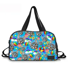 Шумные дизайны 3D Обезьяна с большим ртом и котом люди напечатаны сумки для инструментов дорожные сумки для женщин носить на вещевой мешок багаж выходные сумки