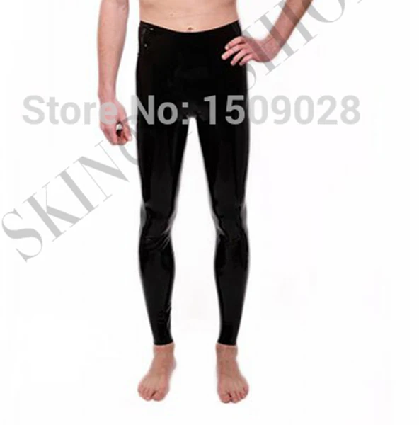Латексные брюки резиновые леггинсы для мужчин 0,4 мм