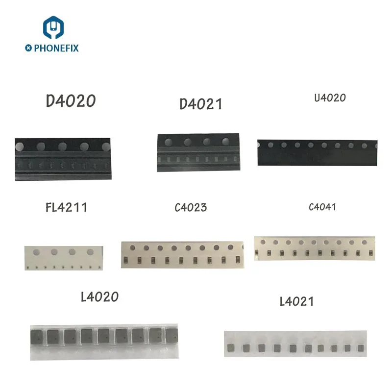 

PHONEFIX Backlight IC Chips for Iphone 6S 6SP U4020 D4020 D4021 Diode L4020 L4021 D1501 Backlight Coil Capacitor