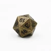 1pcs D20 Polyhedron RPG Dice 20-sides Accessories Metal Dice DND Different Color Digital Game Dice ► Photo 3/4