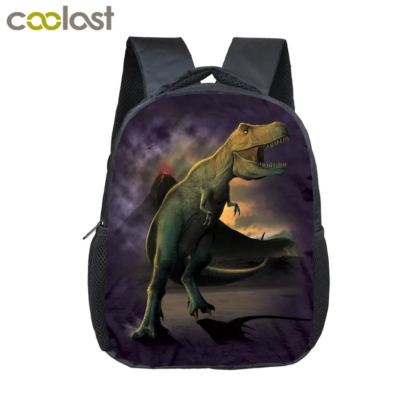 Динозавр волшебный рюкзак с принтом Дракона Для детей животные детские школьные сумки для мальчиков и девочек школьные сумки рюкзак для детского сада сумка для книг - Цвет: 12KONGLONG18