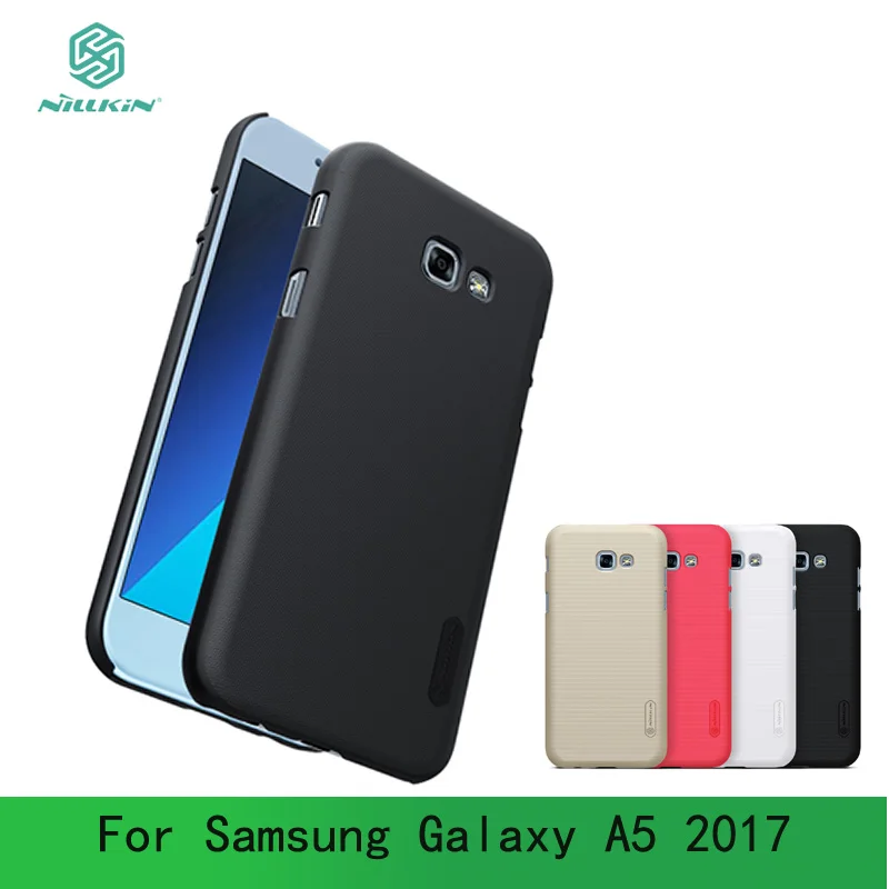 

Nillkin Case For Samsung Galaxy A5 2017 Hard Frosted PC Back Cover Protection Housing For Samsung A5 2017 Protector Film