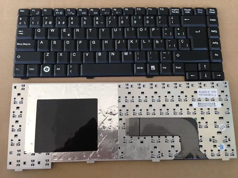 

News keyboard for Fujitsu Pa1510 Pa2510 Pi1505 Pi1537 Pi1556 SP/Spain layout