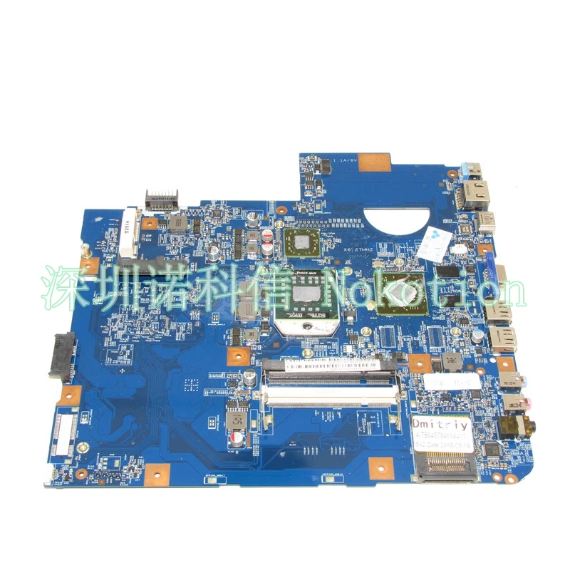 Nokotion MBPHP01002 اللوحة الرئيسية لشركة أيسر asipre 5542 laptop motherboard ddr2 hd 4500 mb. PHP01.002 48.4FN02.011 يعمل الشحن cpu