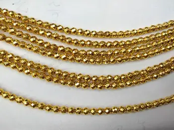 

Yellow Gold mixed Hematite 5strands 16" Hematite Beads 2\3\4mm Hematite Jewelry Round faceted Brass Silver Gunmetal Hematite Jew