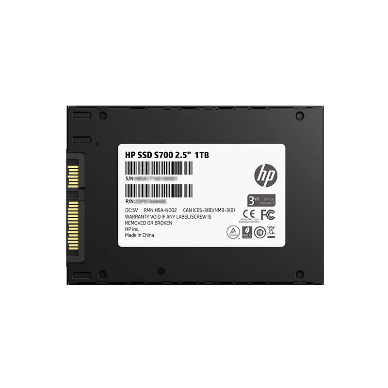 ssd жесткий диск Внутренний твердотельный накопитель HP ssd 1 ТБ sata3 2.5 Жесткий диск HDD S700 550 МБ / с SATAIII Data3.0 ssd 1 ТБ для ноутбука