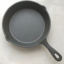 Poêle en fonte pré-assaisonnée 2019 | 20cm By Bruntmor à utiliser pour frire, Sear, sauter, cuire, et pour usage intérieur/extérieur (434-20)
