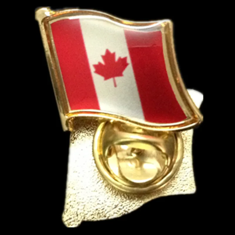 Free shipping The Canada Flag Lapel Pins.Medal of army badge souvenir