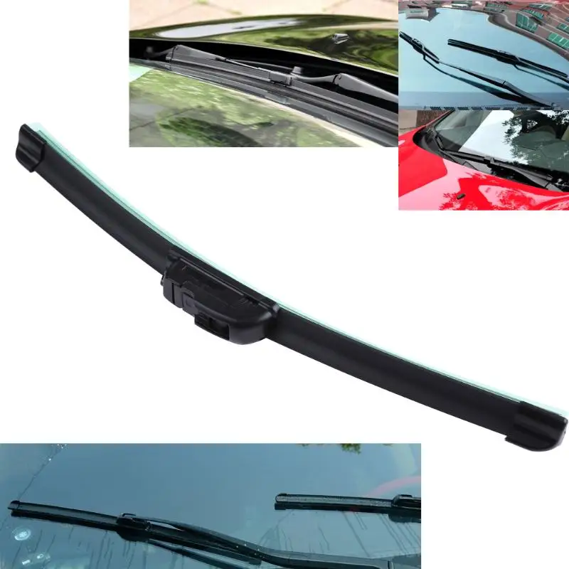 VODOOL Universal Windshield Wiper U type Soft Frameless Bracketless