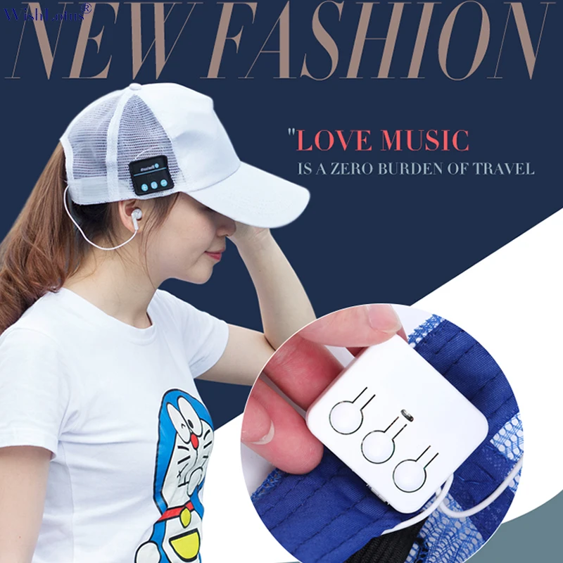 earphone headphone Bluetooth cap  (23)