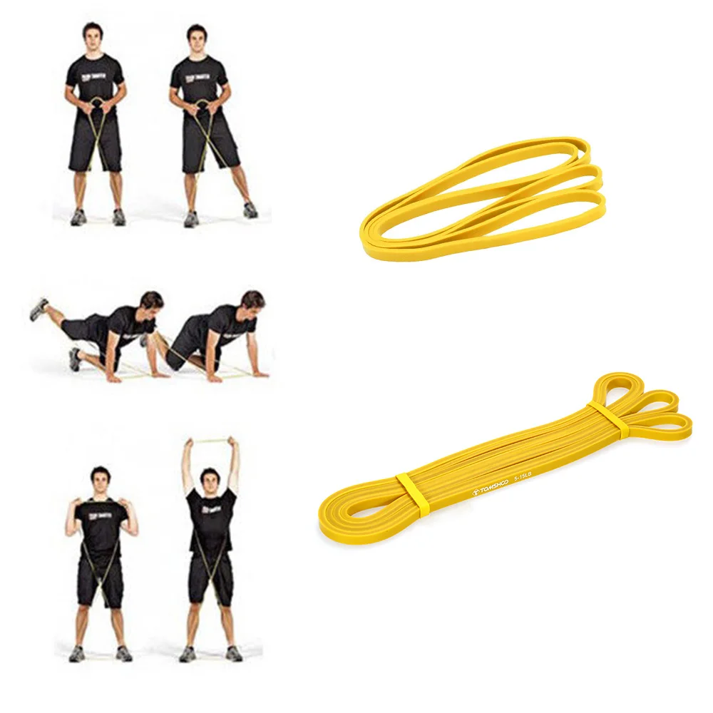 TOMSHOO Resistance Bands Elasticas para ejercicio pull up assist Bands Elastic for Fitness Workout Sport Exercise Equipment