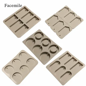 

Facemile DIY Silicone Epoxy Mold For Aromatherapy Wax Tablets Chocolate Cookie Jelly Bakeware Home Baking Pan Cake Decor Tool
