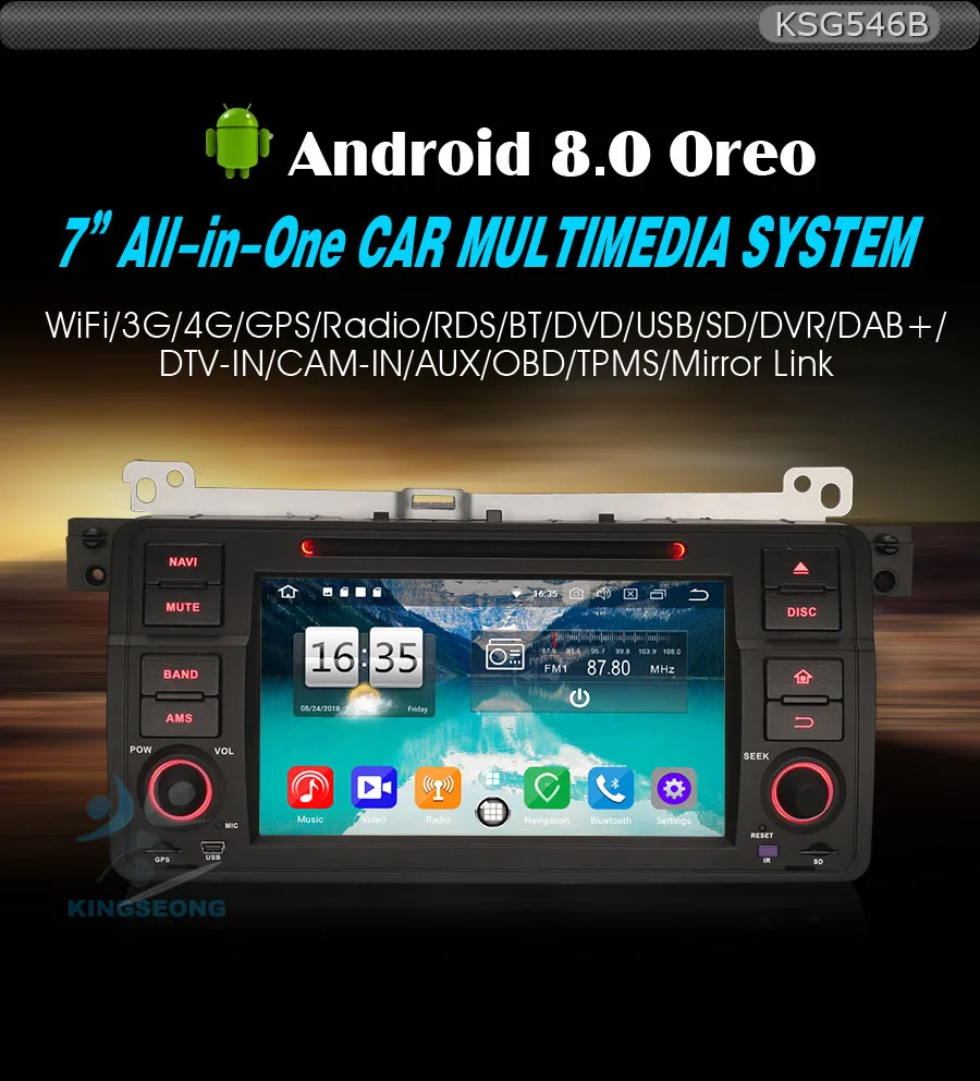 Cheap Octa-Core DAB+ Autoradio Android 8.0 Bluetooth WiFi 4G DVD Radio GPS Car Multimedia Player For BMW 3er E46 3er M3 MG ZT Rover 75 0