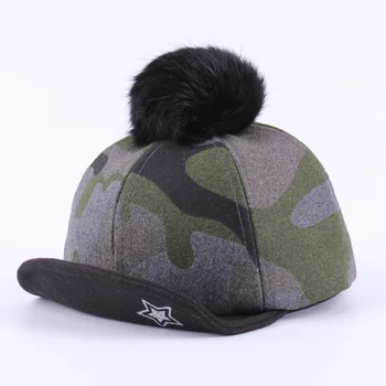

Camouflage Baby Cap Cotton Winter Kids Cap With Pompon Fashion Boys Girls Warm Hat Star Autumn Baseball Cap Boys Clothing 1-3Y