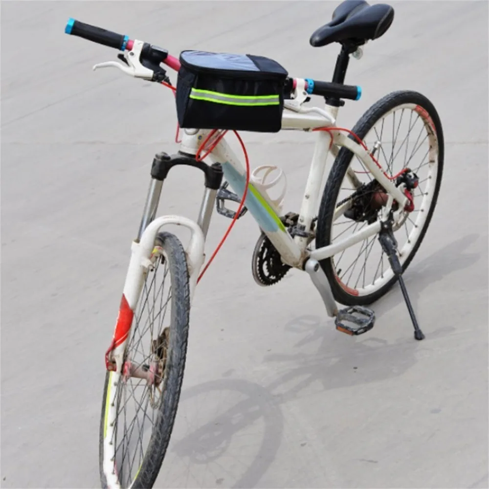 Excellent Hot 20 Inch Large Bicycle Bags Capacity Polyester Bike Bicycle Front Basket Durable Waterproof Tube Handlebar Bag Outdoor Sport 2 Excellent Hot 20 Inch Large Bicycle Bags Capacity Polyester Bike Bicycle Front Basket Durable Waterproof Tube Handlebar Bag Outdoor Sport 2