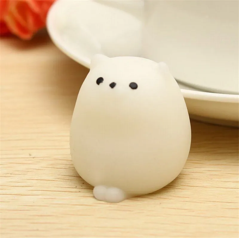 Kawaii Mini Seal мягкая Пресс Мягкая медленно поднимающаяся игрушка-пищалка милая маленькая подвеска хлебная игрушка ручные ручки для тренировки