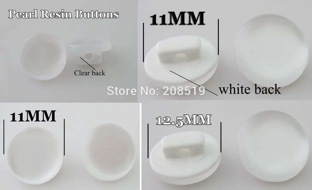 NB0074 хвостовик отверстие жемчужина сияет смолы Пластик Швейные butons для футболка 11 мм и 12 мм 100 шт./лот одежда аксессуары