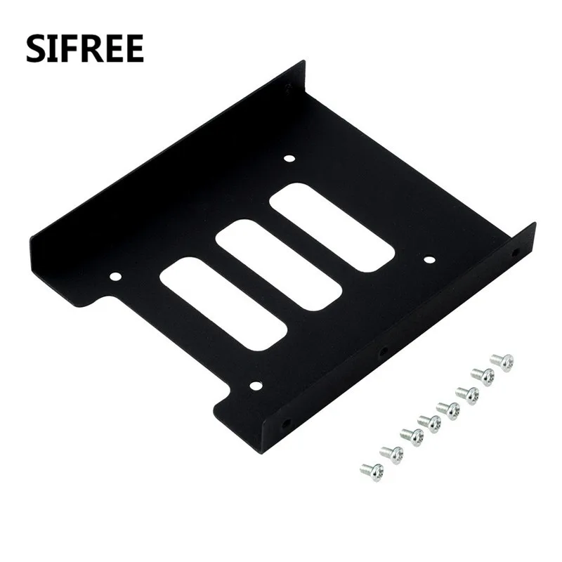 

SIFREE 2.5'' SSD HDD To 3.5'' Hard Drive Adapter Mounting Adapter Bracket Dock Hard Drive Enclosure Holder to Connect For PC