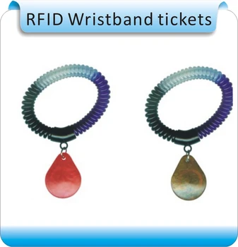 

Free shipping 100pcs TK4100 125KHZ RFID Wristband ticket (compatible EM4100)/Waterproof in access control system
