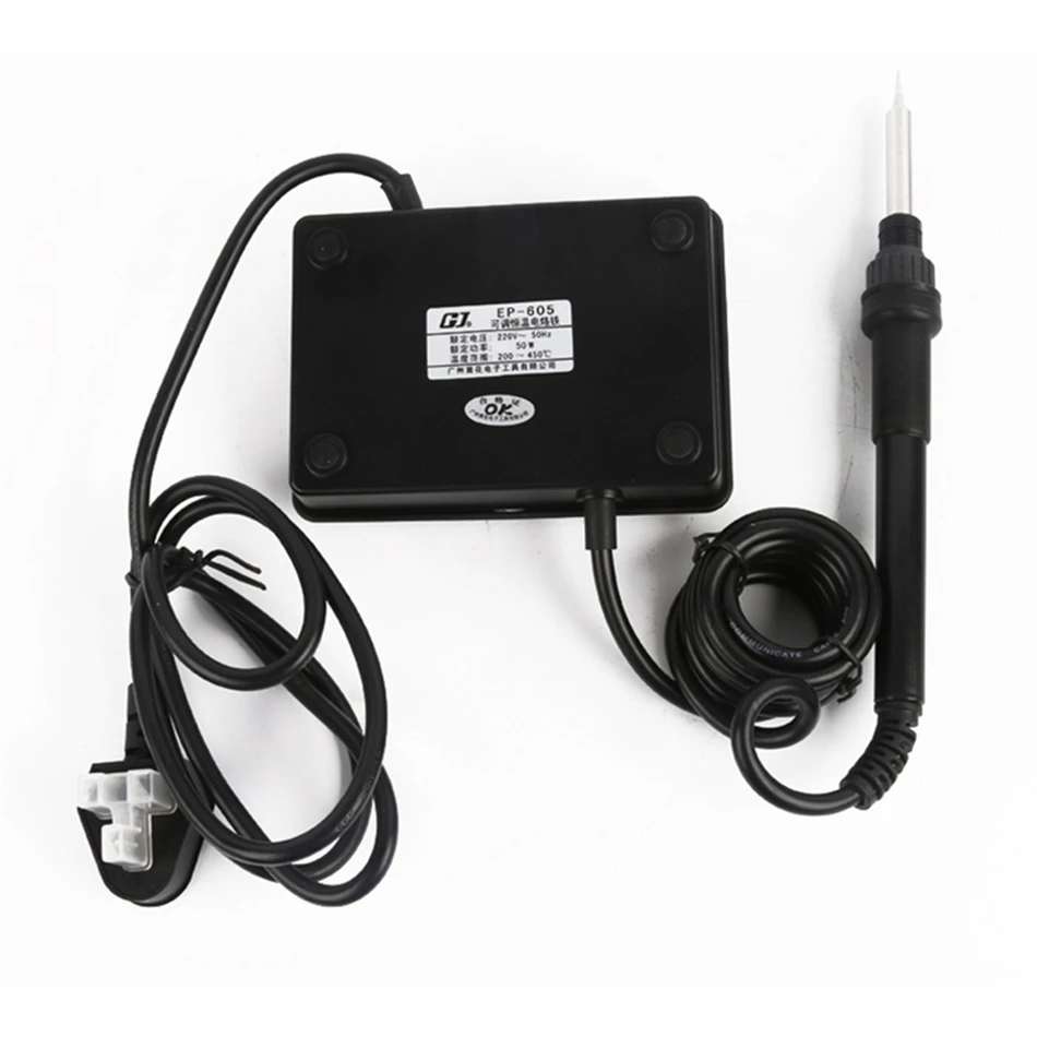 2016 New 50W 220V EP Series Adjustable Temperature Soldering Station EP-605 Electric Iron Welding Soldering Repair Tools