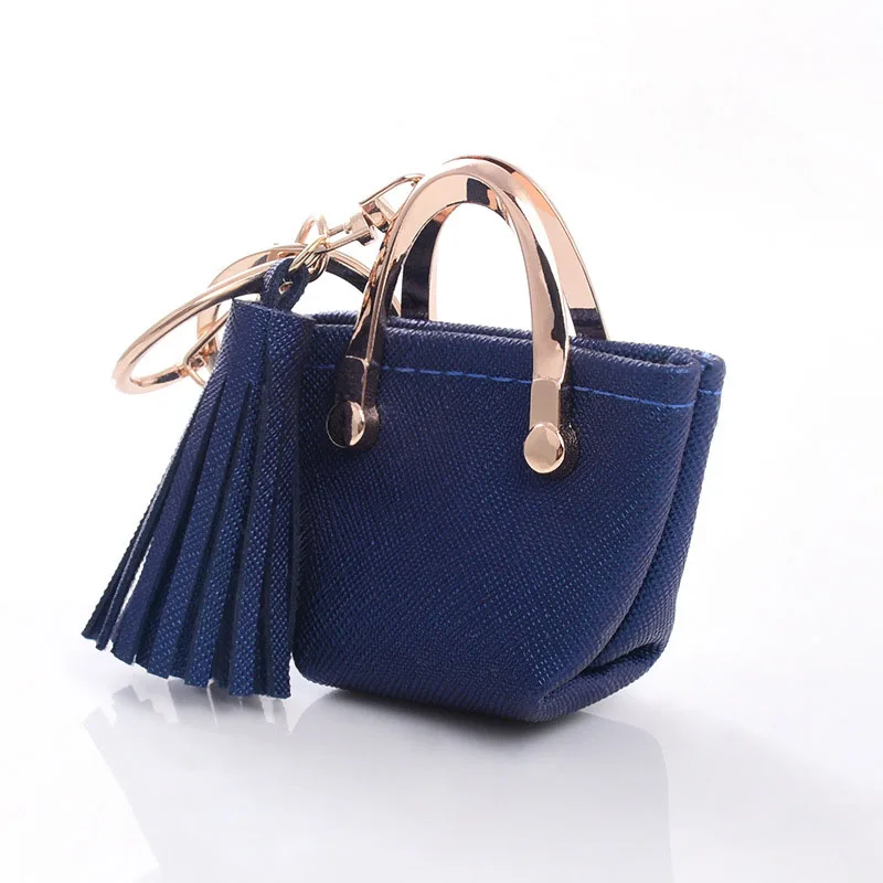 

Elegant lady mini coin purse zipper pocket decorative key chain pendant fashion jewelry mini bag key pendant lovers