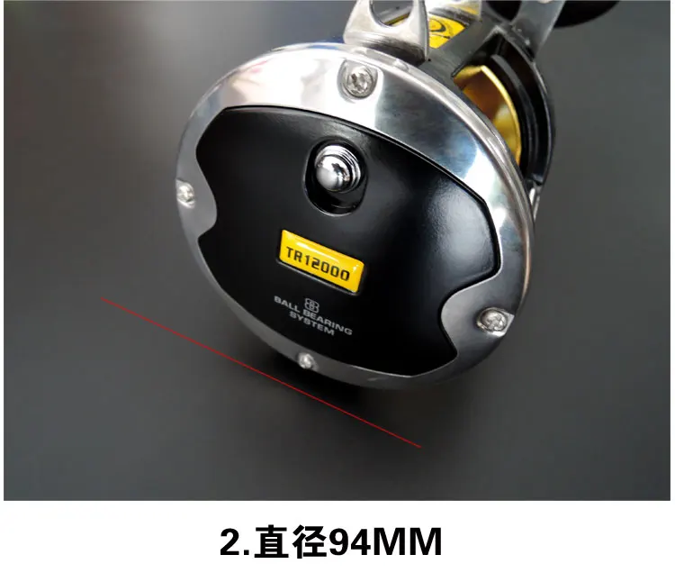 “ Bobinas de Metal Lure Fishing Reel Esquerda/direita Bait