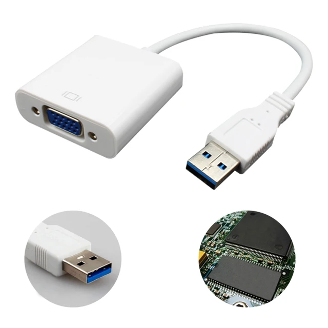 Special Offers centechia USB3.0 Video Graphic Card Display External Cable Adapter for WIN7 WIN8 Vista 1080P/ USB 3.0 to VGA Connector Special Offers centechia USB3.0 Video Graphic Card Display External Cable Adapter for WIN7 WIN8 Vista 1080P/ USB 3.0 to VGA Connector