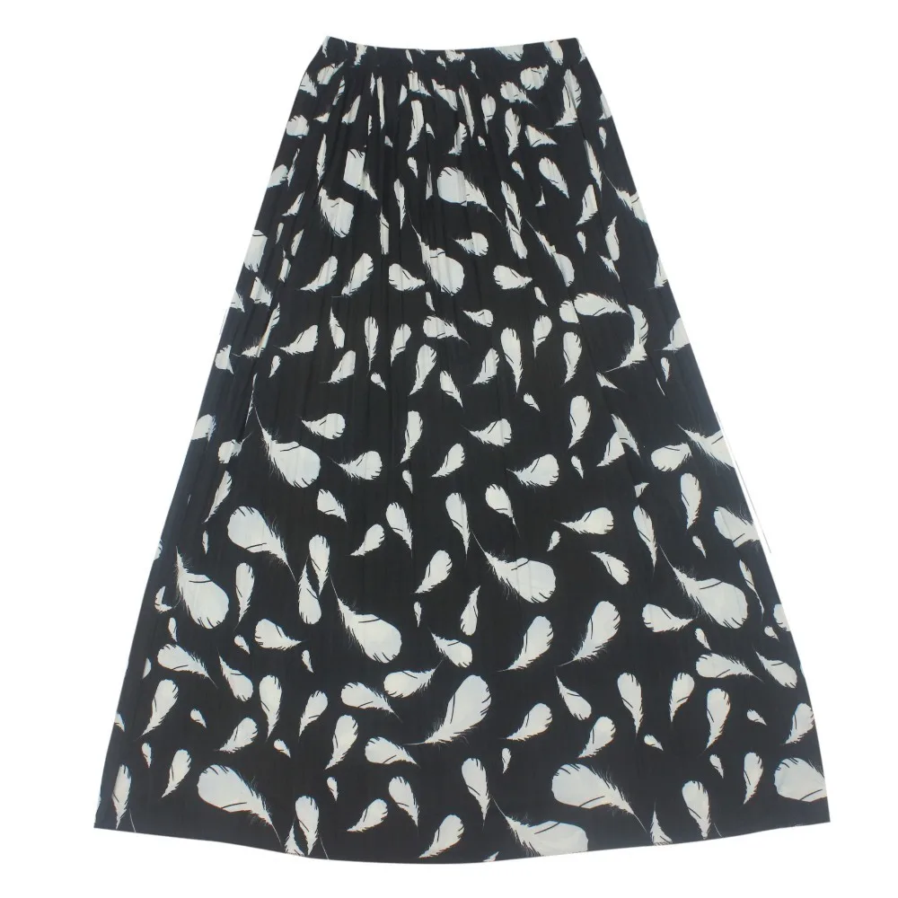 

Women Skirts Print Patterns Fashion Skirt Casual Skirts One Size Fits All Ice Silk Material