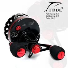6+ 1BB шарикоподшипник полная металлическая Рыболовная катушка рафтинг Рыбная катушка ледобур для рыбалки влево/вправо на выбор