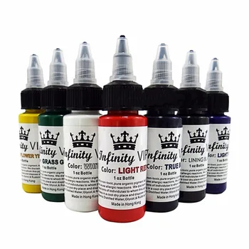 

30ML/Bottle Professional Tattoo Pigment Inks Safe Half Permanent Tattoo Paints Supplies for Body Beauty Tattoo Art
