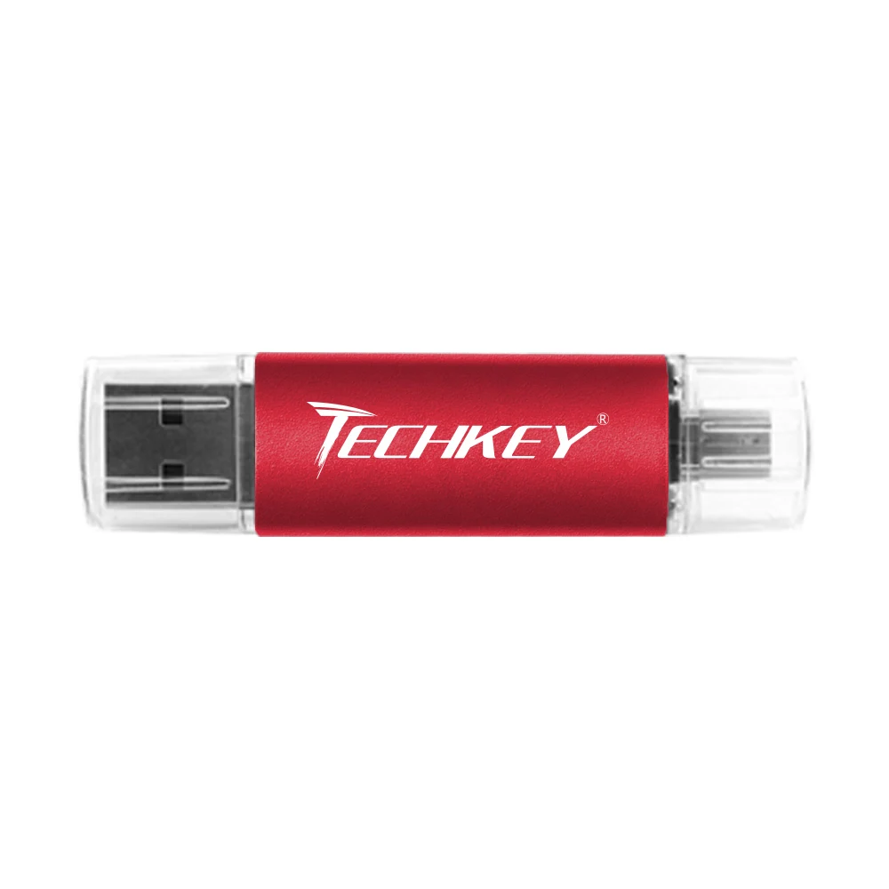 Смартфон, планшет, ПК, USB флеш-накопитель, 64 ГБ, флеш-накопитель, OTG 32 ГБ, 16 ГБ, 8 ГБ, 4 Гб, usb накопитель, карта памяти, usb 2,0, флешка - Цвет: RED