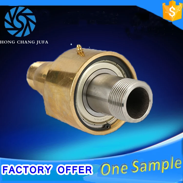 Factory offer thread end high spped 3/4'' rotating joint hydraulic