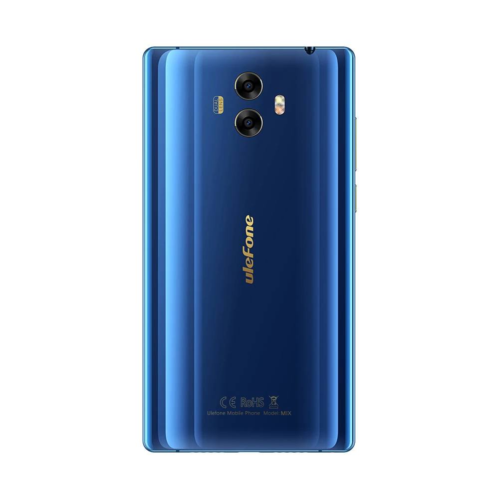 Ulefone mezcla 13MP Dual Cámara teléfono móvil 5,5 pulgadas MTK6750T Octa Core Android 7,0 4 GB + 64 GB de huellas dactilares 4G Smartphone