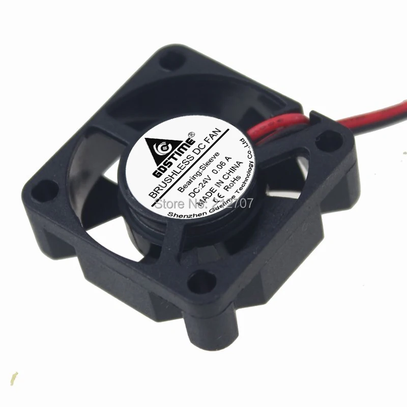 1 шт. Gdstime 2Pin 30x30x10 мм 3010 DC осевой 24 вольт 30 В вентилятор охлаждения|dc cooling fan|24v dc