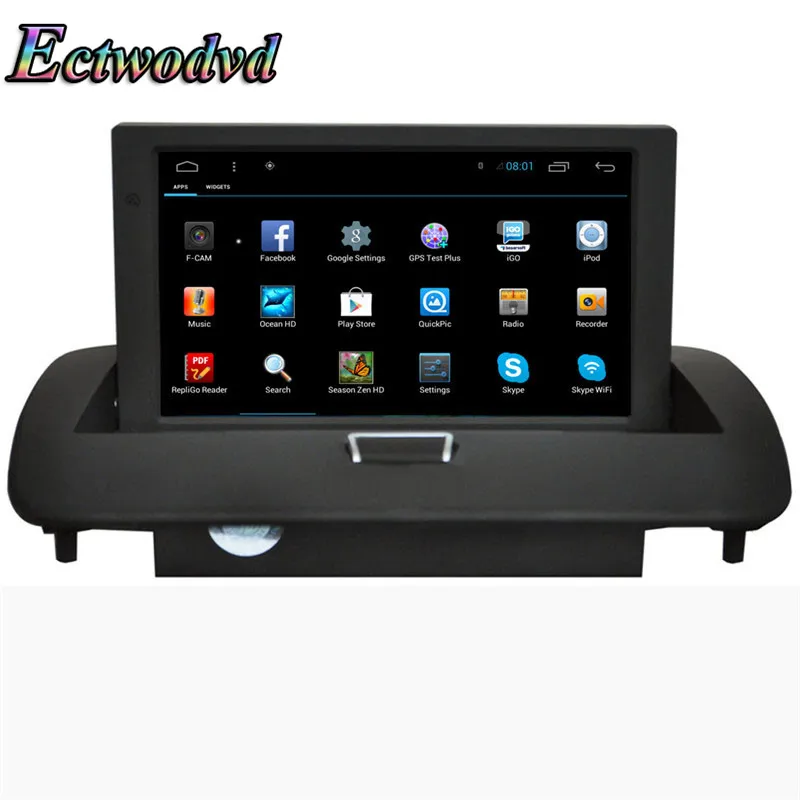 Ectwodvd 8 дюймов Восьмиядерный Android 8,1 автомобильный DVD gps-навигация, радио, стерео для Volvo C40/S40/S60/C30/C70/V50 2008-2012