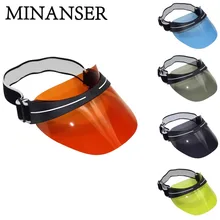 Кепка унисекс MinanSer, шляпа для велосипеда, ПВХ, Солнцезащитная шляпа, красочный зажим для волос, стиль, космическая шляпа, летняя кепка, модная модель, козырек, шляпа