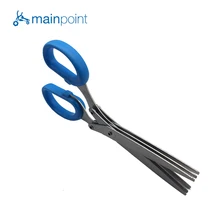 Mainpoint 3 слоя лезвия Scallion Ножницы кухонные измельченные ножи многофункциональные фрукты овощи резка травы Специи инструменты для приготовления пищи