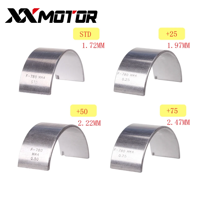 4Pcs Engine Crankshaft Crank Shaft Connecting Rod Bearing STD Oversize